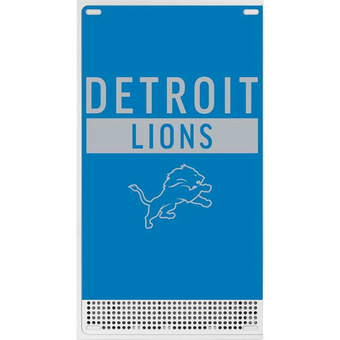 NFL Detroit Lions Blue Performance Series Xbox Series S Console Skin